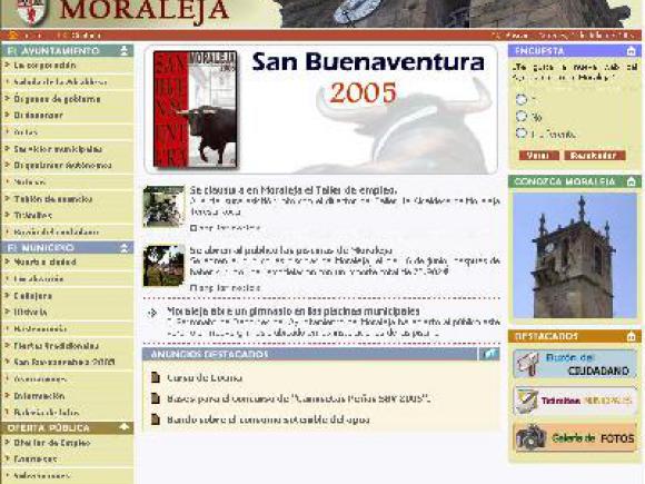 Nueva Web Oficial del Ayuntamiento de Moraleja