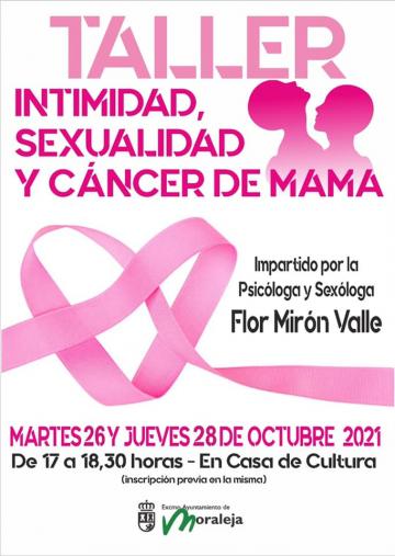 TALLER DE INTIMIDAD, SEXUALIDAD Y CANCER DE MAMA, CAMBIO DE FECHAS