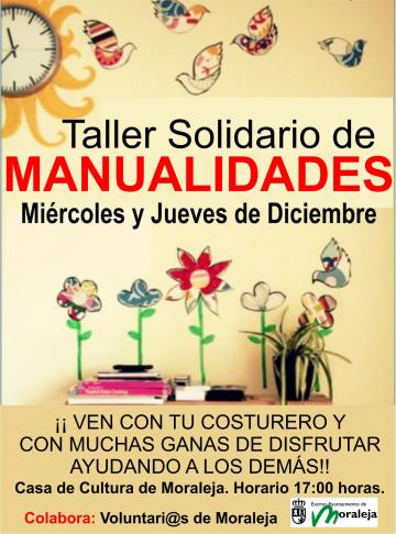 TALLER SOLIDARIO DE MANUALIDADES